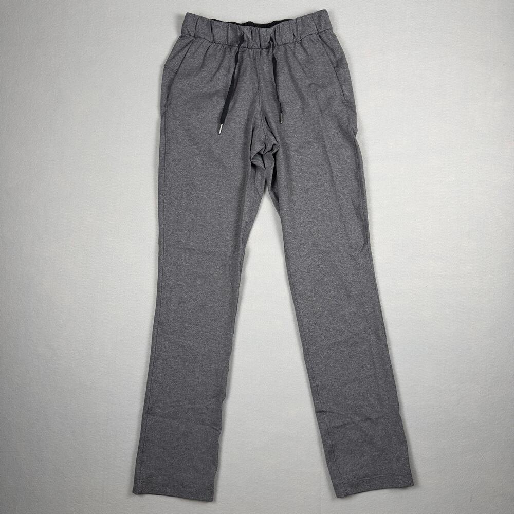 Lululemon On The Fly Pants Womens 4 Heathered Black Luxtreme Full Length 31"